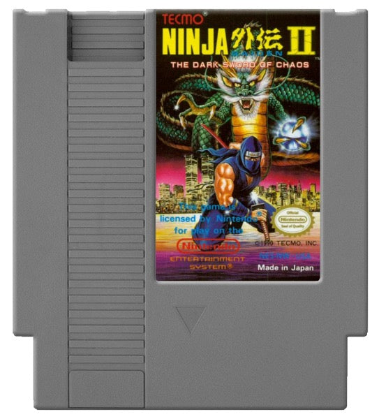 Ninja Gaiden II The Dark Sword of Chaos Cover Art and Product Photo