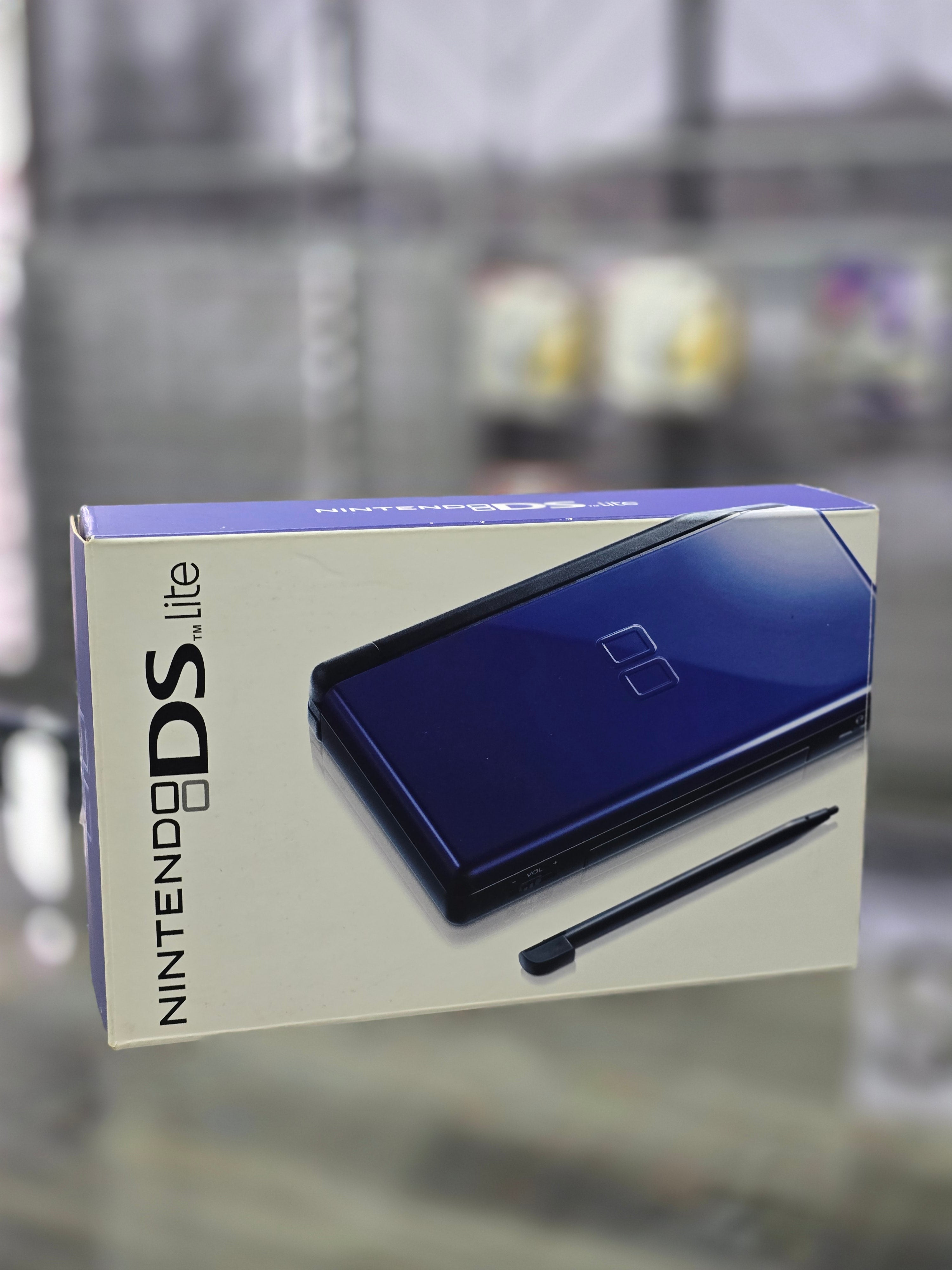 Complete in Box Nintendo DS Lite Blue/Black Handheld Console