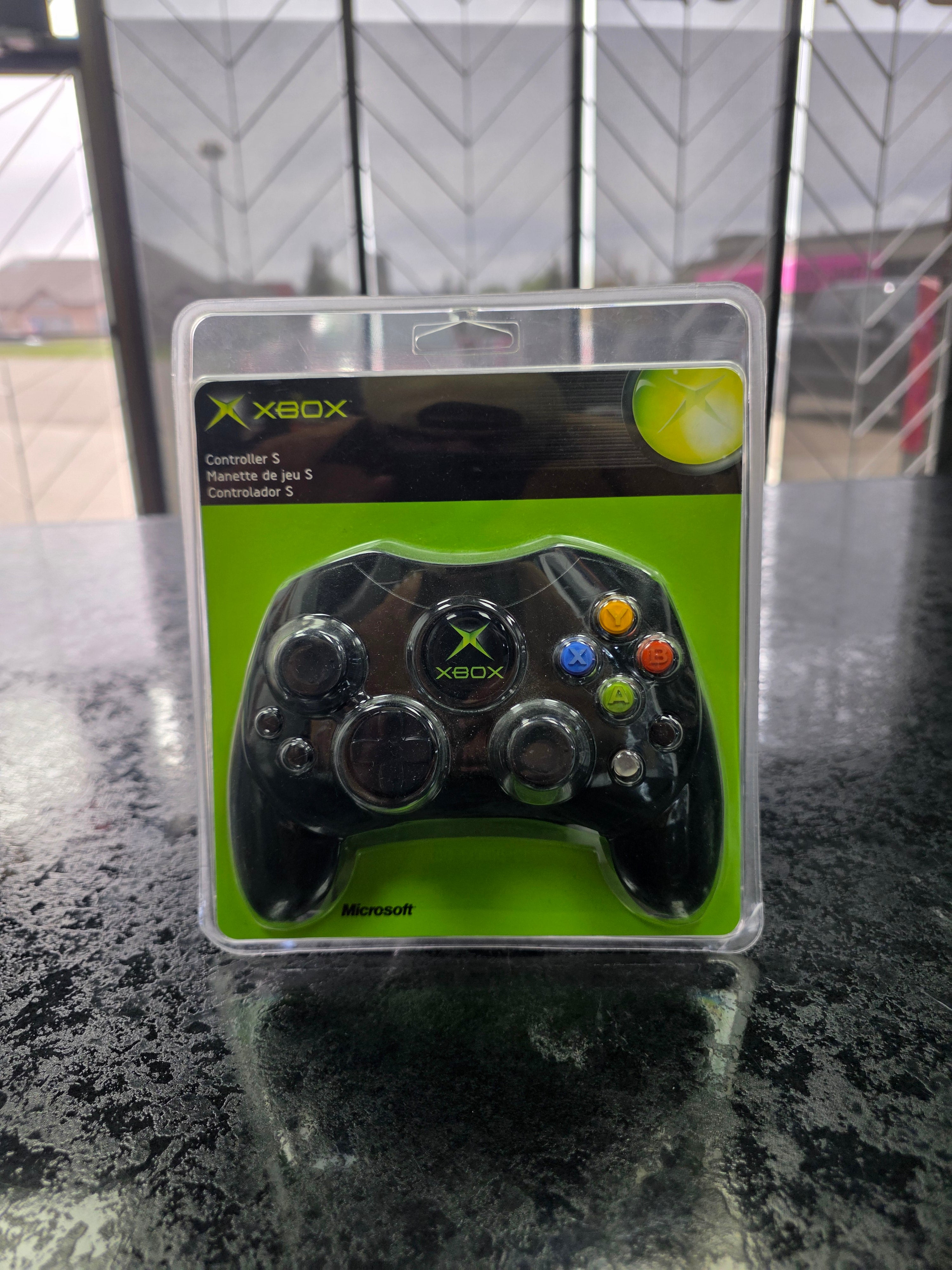 *Brand New* Microsoft Original Xbox S Black Controller