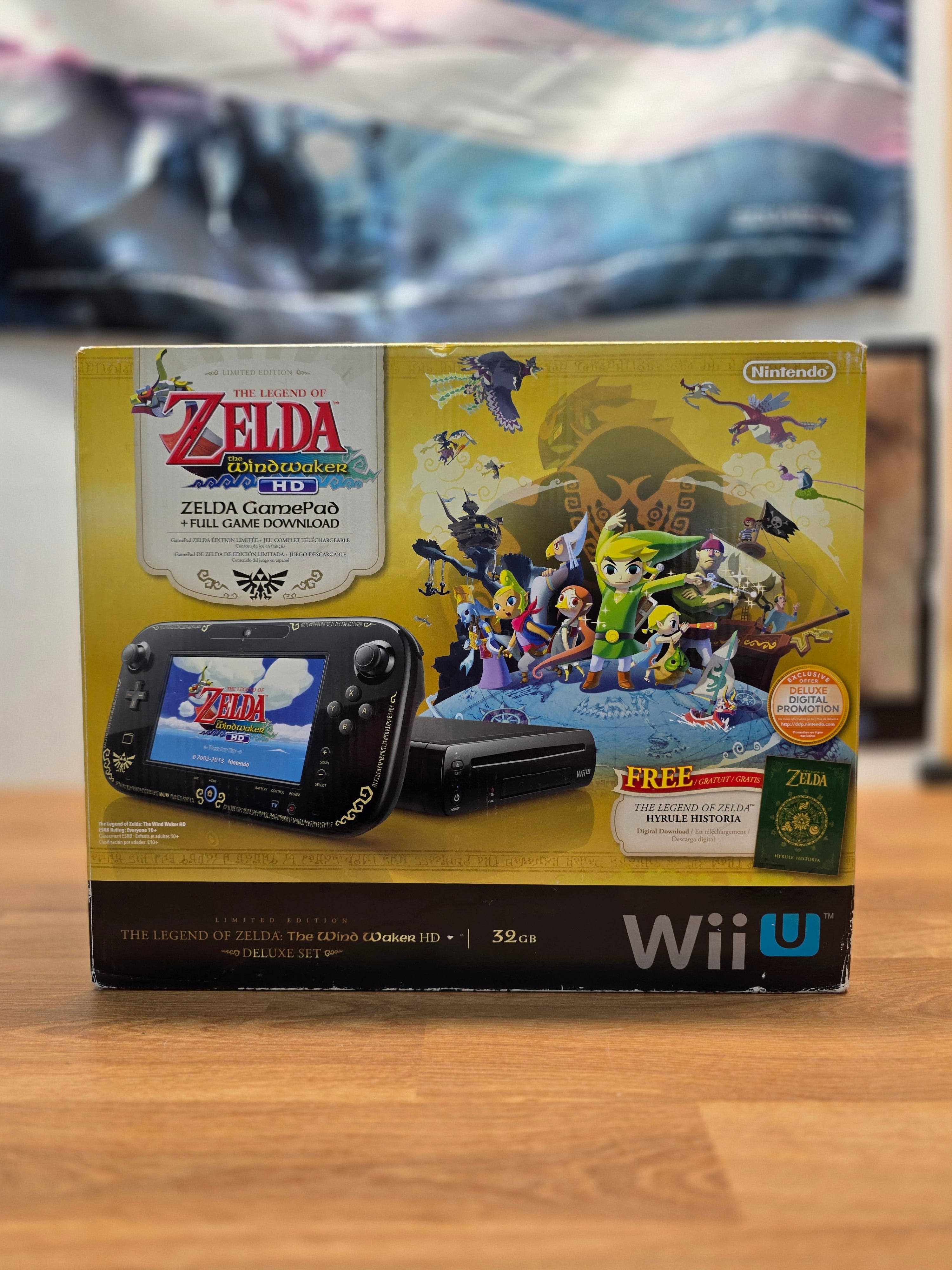 Nintendo Wii U Zelda Windwaker Deluxe Set 32GB * BRAND NEW